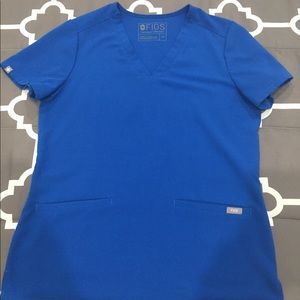 Ladies XS FIGS three pocket top